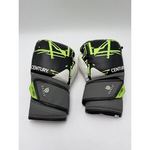 Century Brave Hook‎ And Loop Training Boxing Gloves Youth Black Green